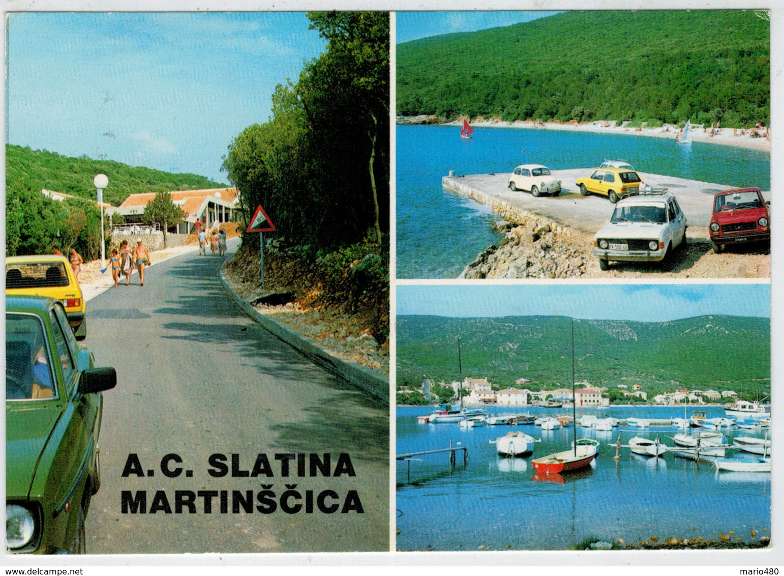 A.C.  SLATINA  MARTINSCICA          (VIAGGIATA) - Jugoslavia