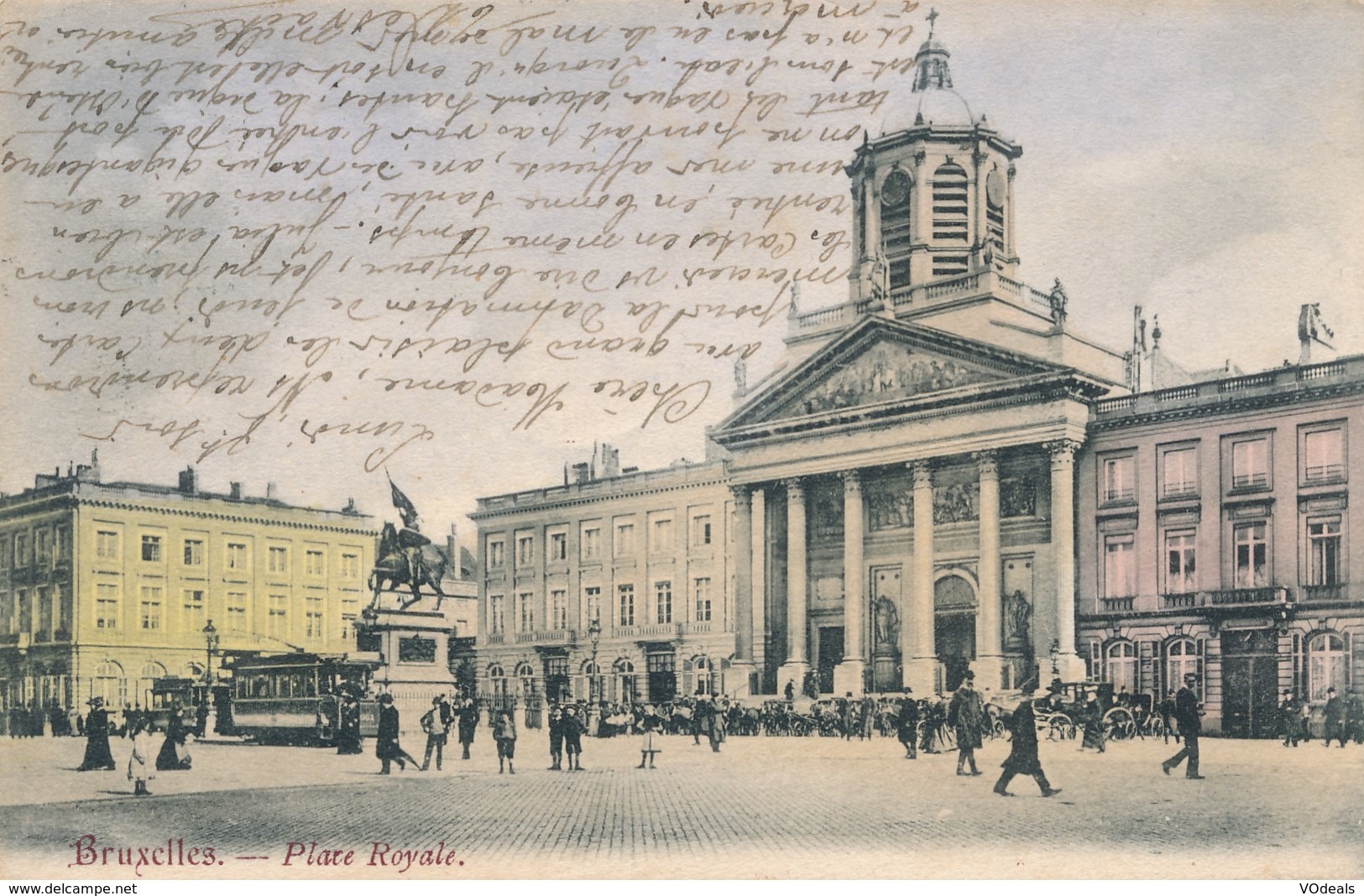 CPA - Belgique - Bruxelles - Place Royale - Monumenten, Gebouwen