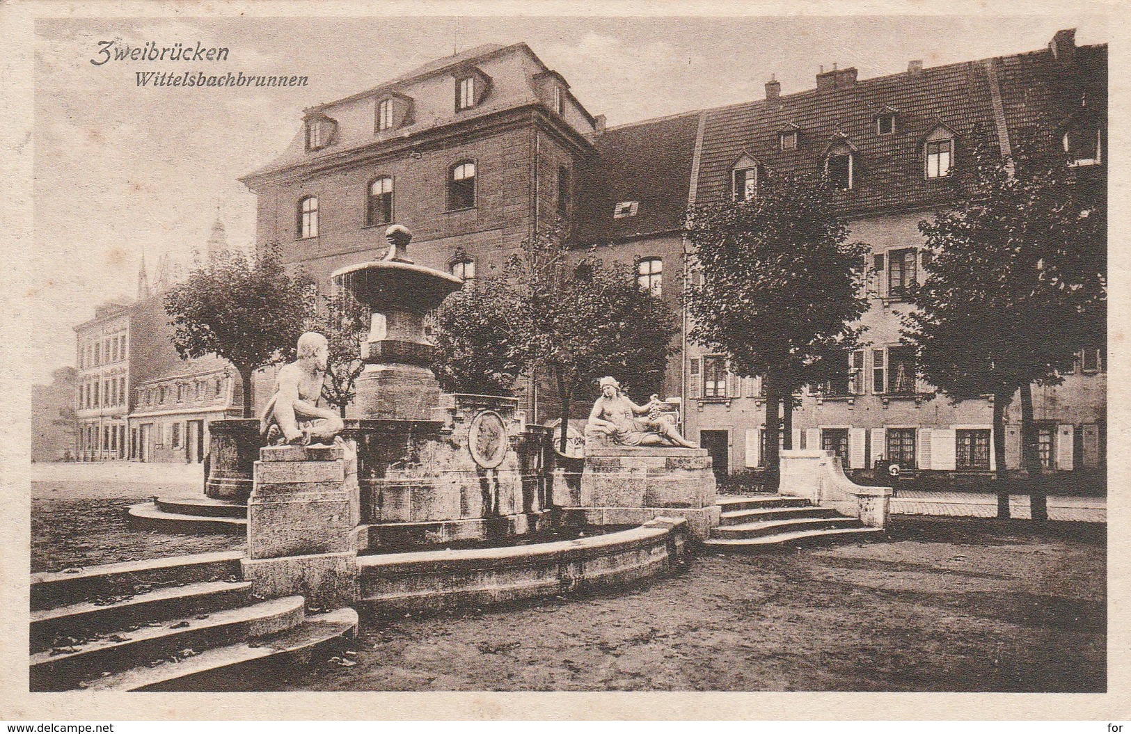 Allemagne : ZWEIBRUCKEN - ZWEIBRUECKEN : Wittelsbachbrunnen ( Secteur 35 - 1919 ) - Zweibruecken