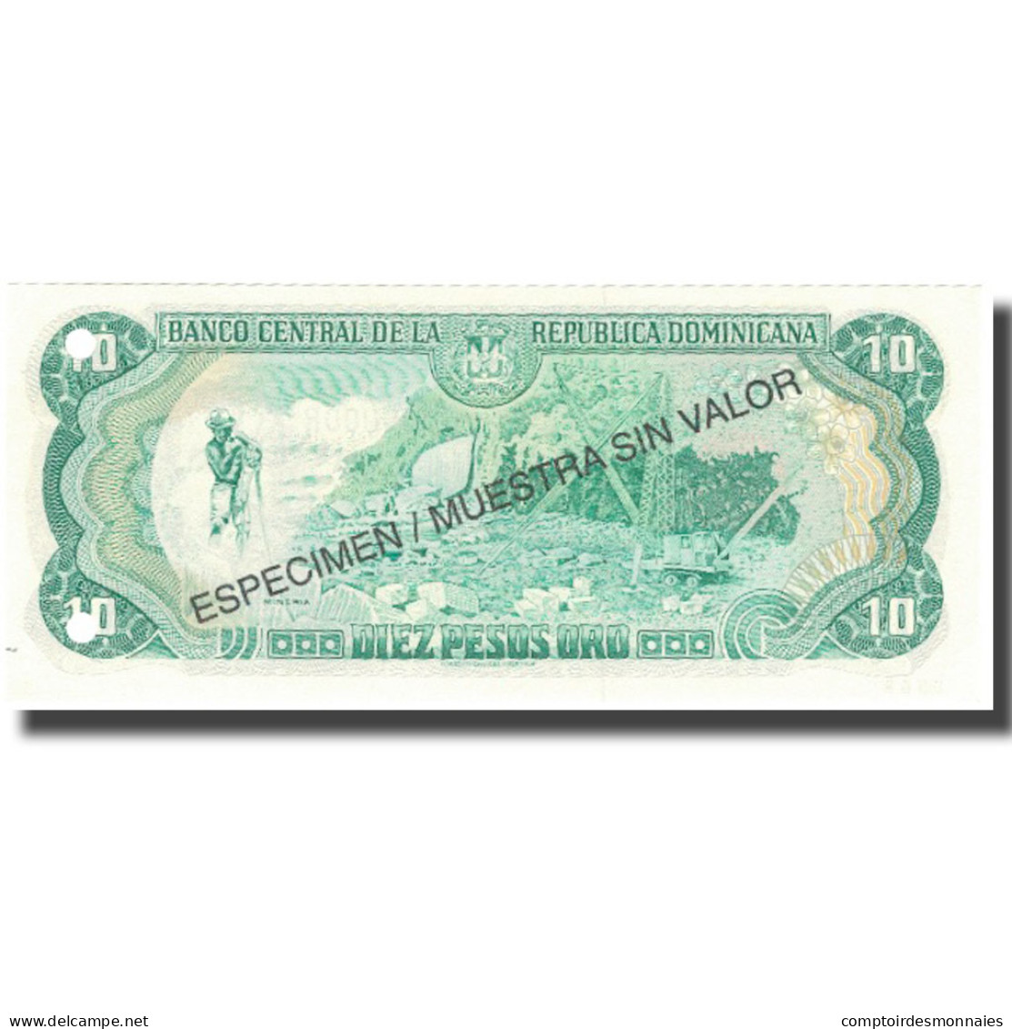 Billet, Dominican Republic, 10 Pesos Oro, 1997, 1997, Specimen, KM:153s, NEUF - Dominicaine