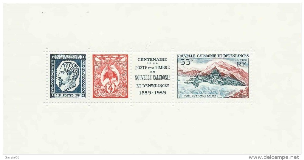 Nouvelle - Calédonie - 1960 - Centenaire De La Poste  - Bloc N° 2 - Neuf** - MNH - Blocchi & Foglietti