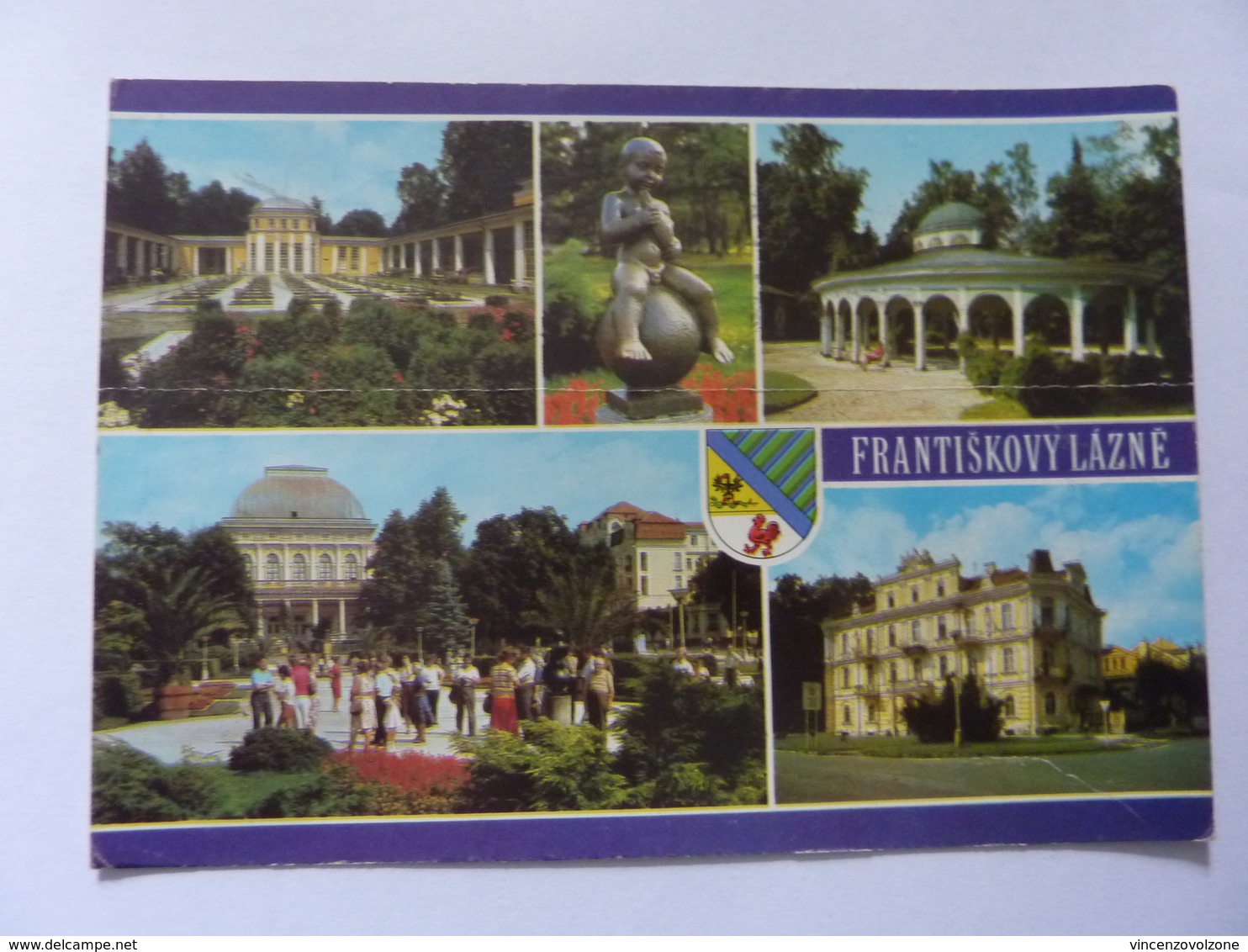 Cartolina Viaggiata "FRANTISKOVY LAZNE" 1987 - Repubblica Ceca