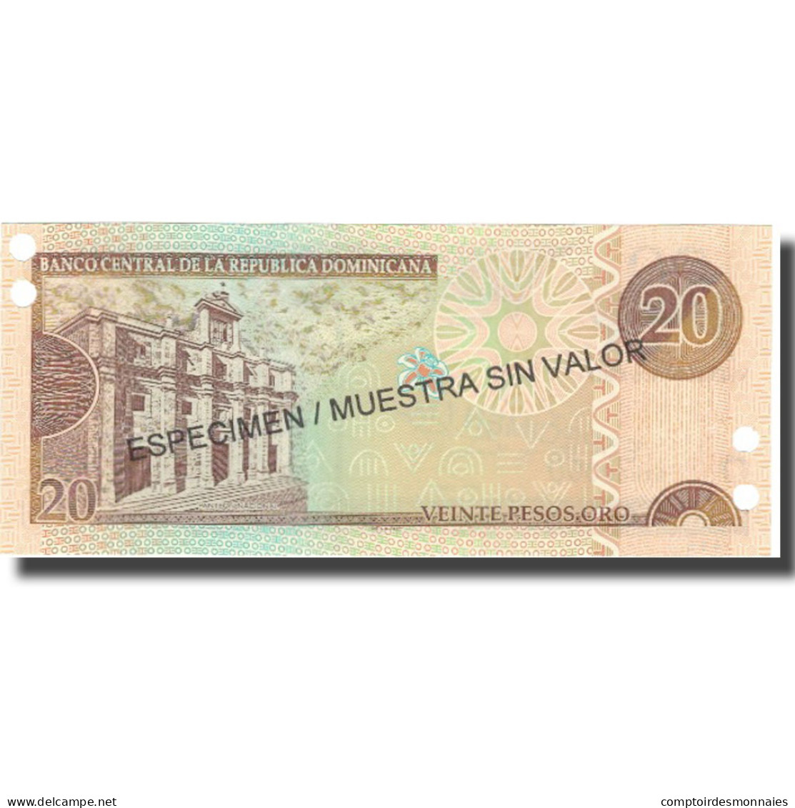 Billet, Dominican Republic, 20 Pesos Oro, 2002, 2002, Specimen, KM:169s3, NEUF - República Dominicana