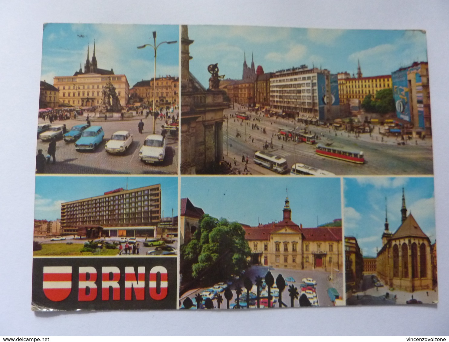 Cartolina Viaggiata "BRNO" 1974 - Czech Republic