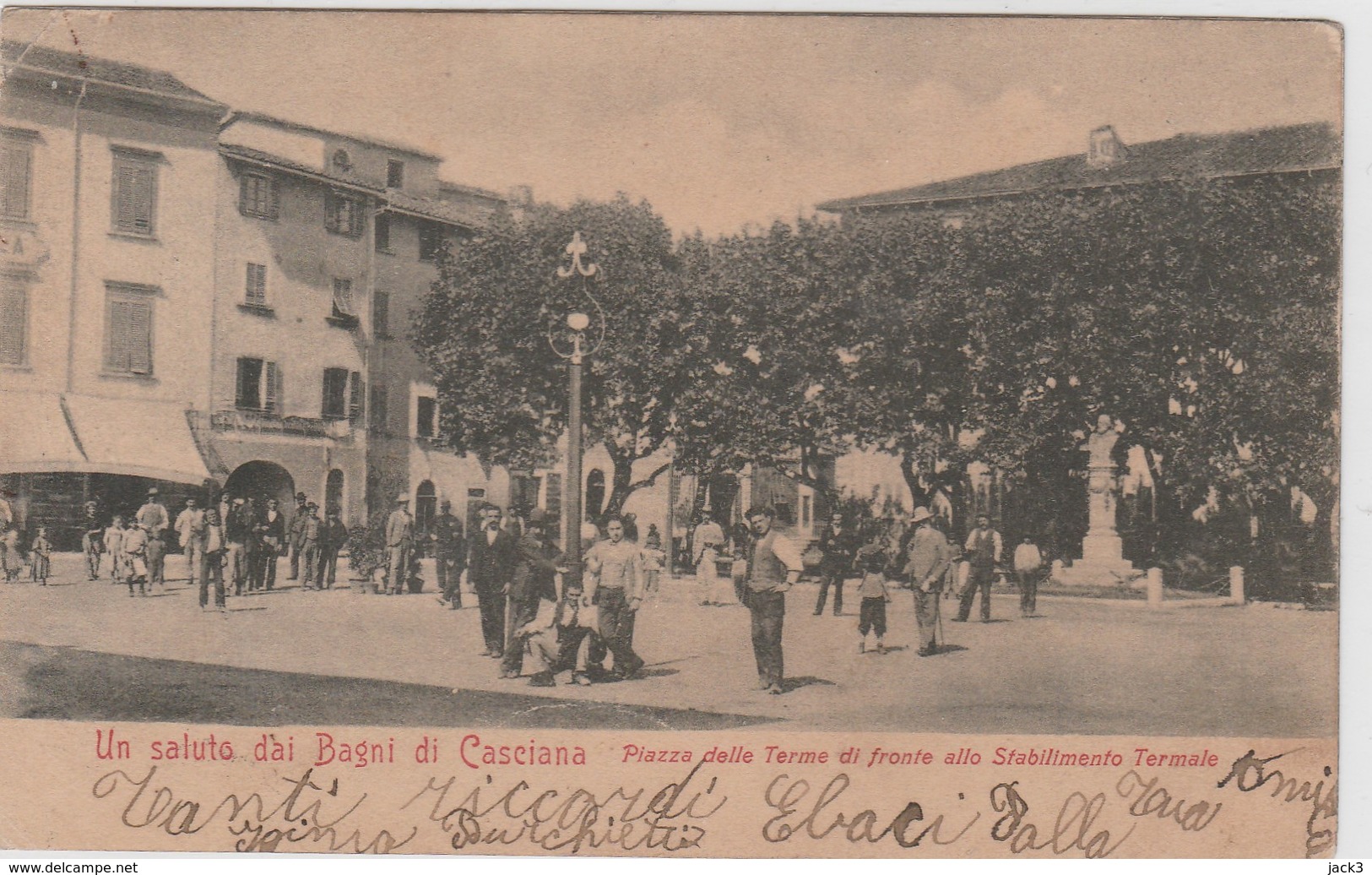 Cartolina - Un Saluto Dai Bagni Di Casciana - Pisa