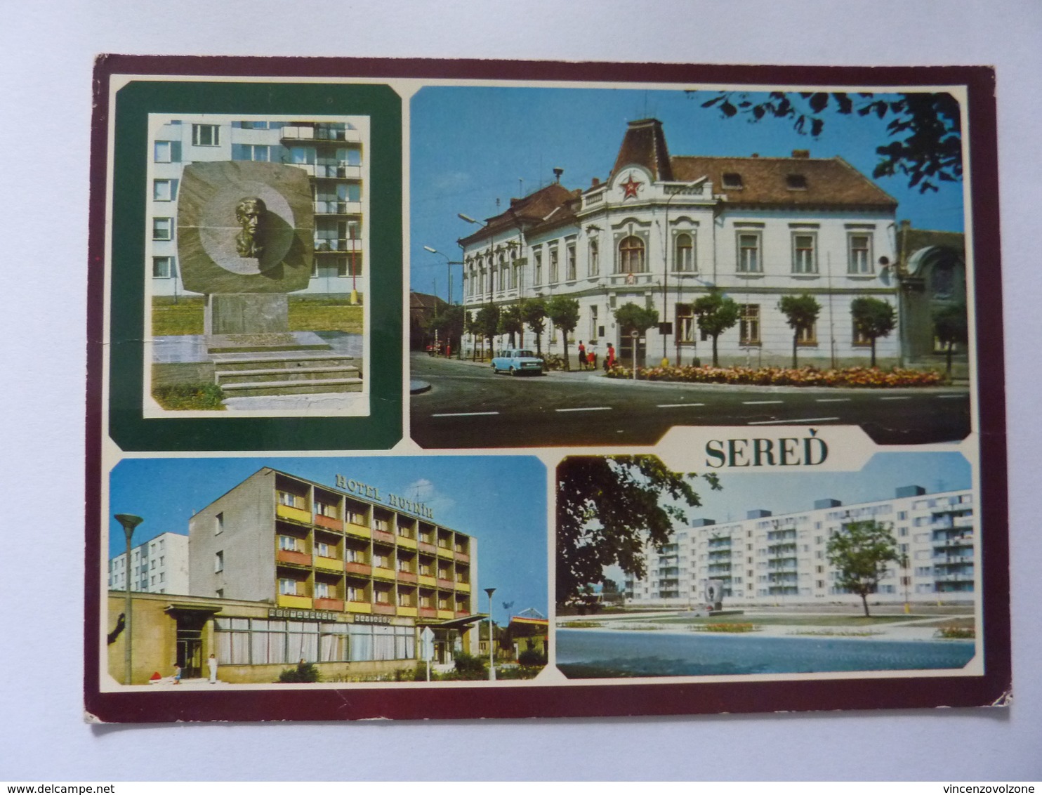Cartolina Viaggiata "SERED" 1980 - Repubblica Ceca