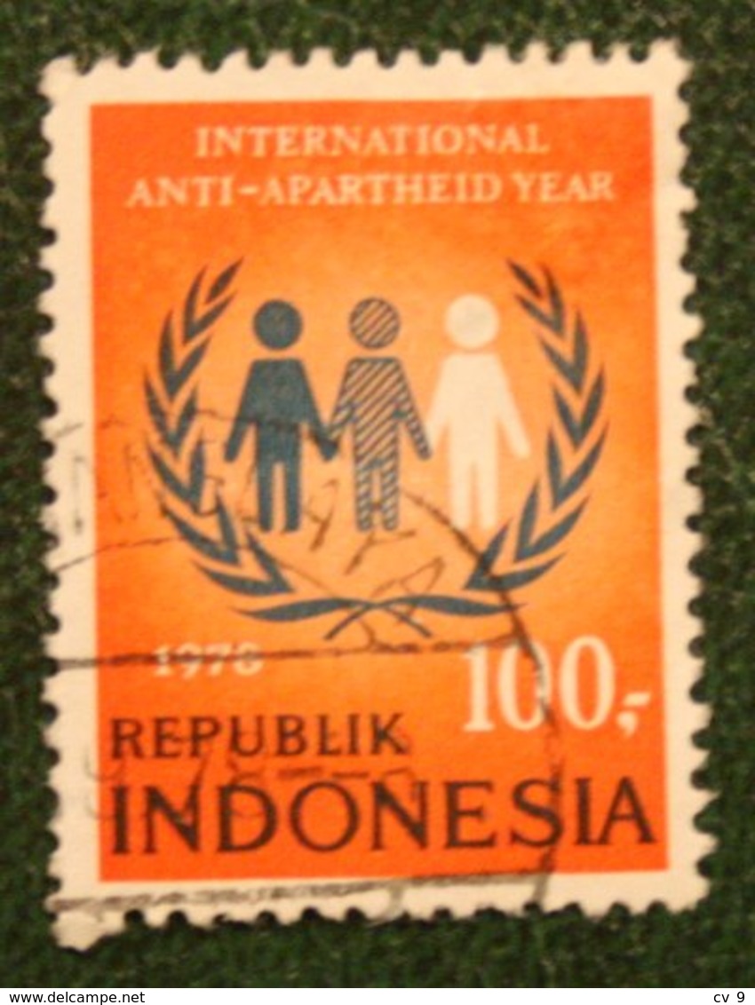 100 R Internationale Anti Apartheid Jaar (Mi 903 YT -) 1977 Used Gebruikt Oblitere Indonesie Indonesien Indonesia - Indonesien