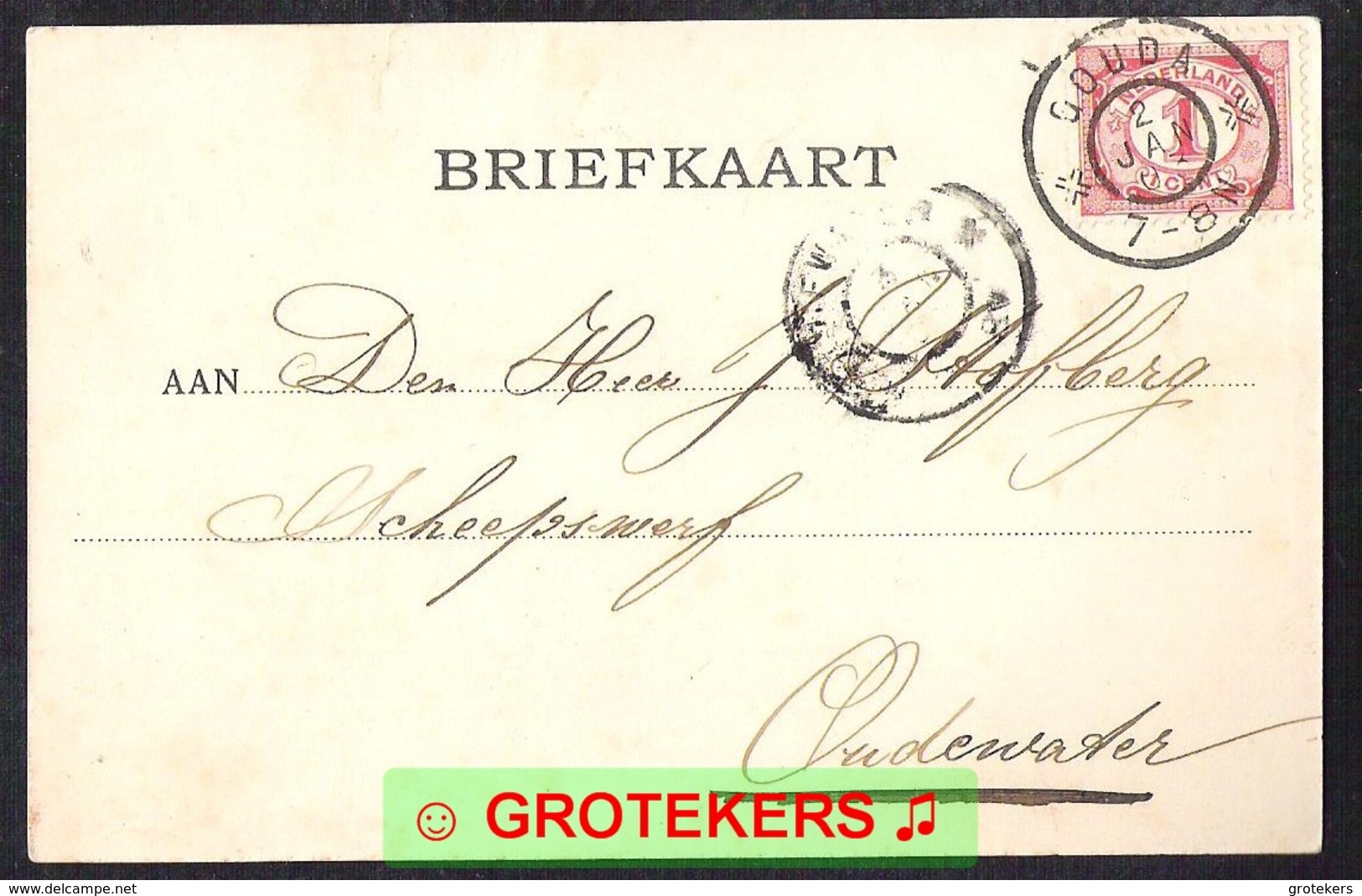 GOUDA Nieuwe Veerstal 1903 - Gouda