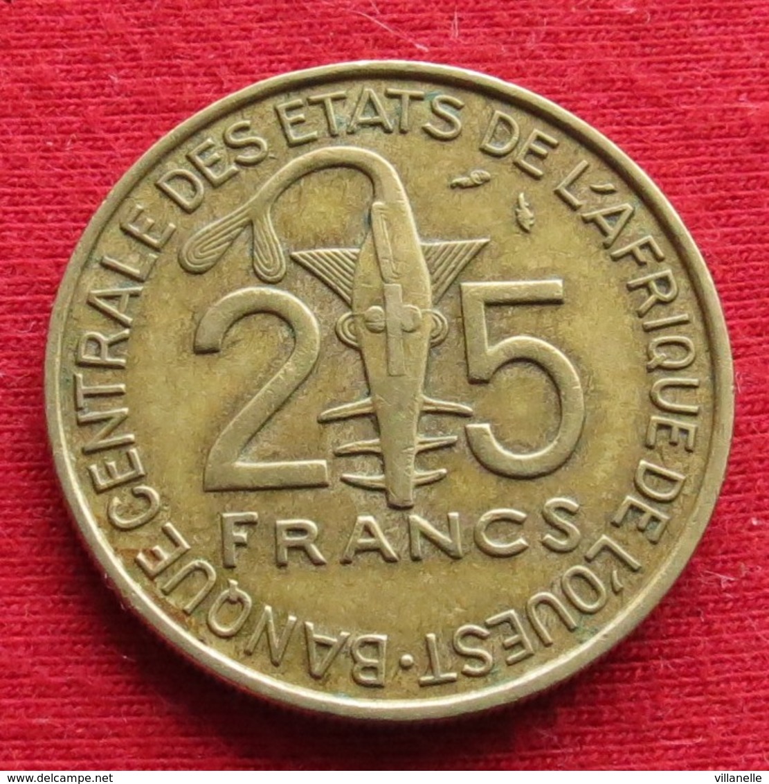 West African States 25 Francs 1981 KM# 9  F.A.O. Fao Africa Afrika Afrique - Autres – Afrique