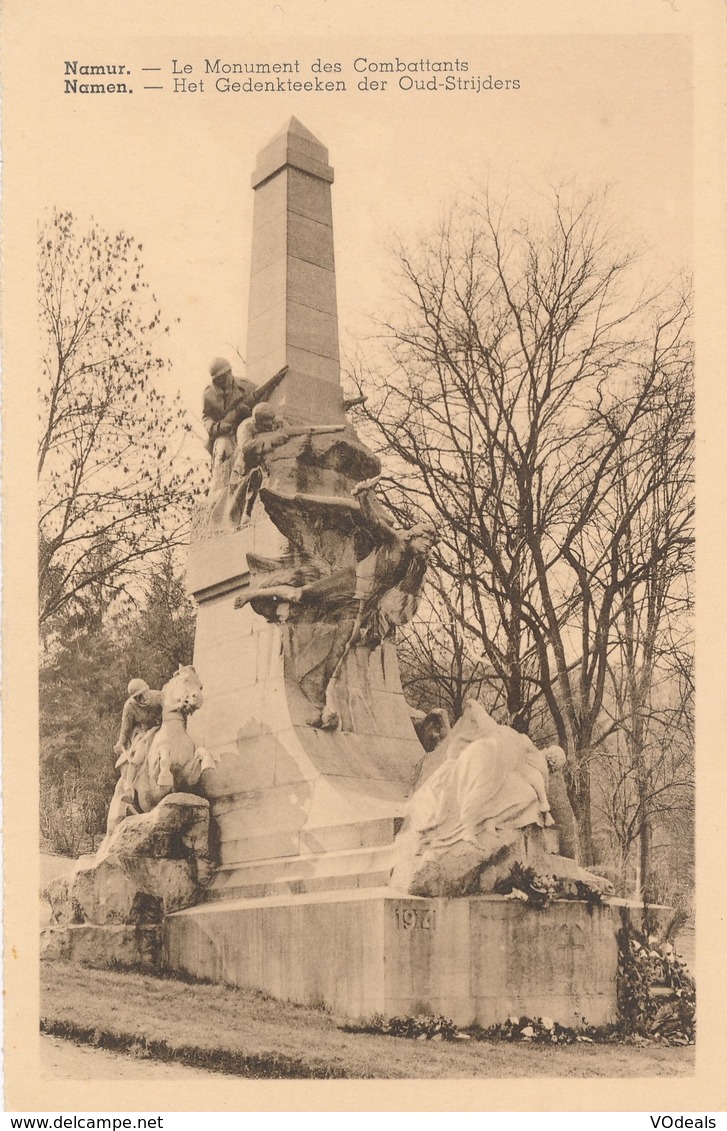 CPA - Belgique - Namur - Le Monument Des Combattants - Namur