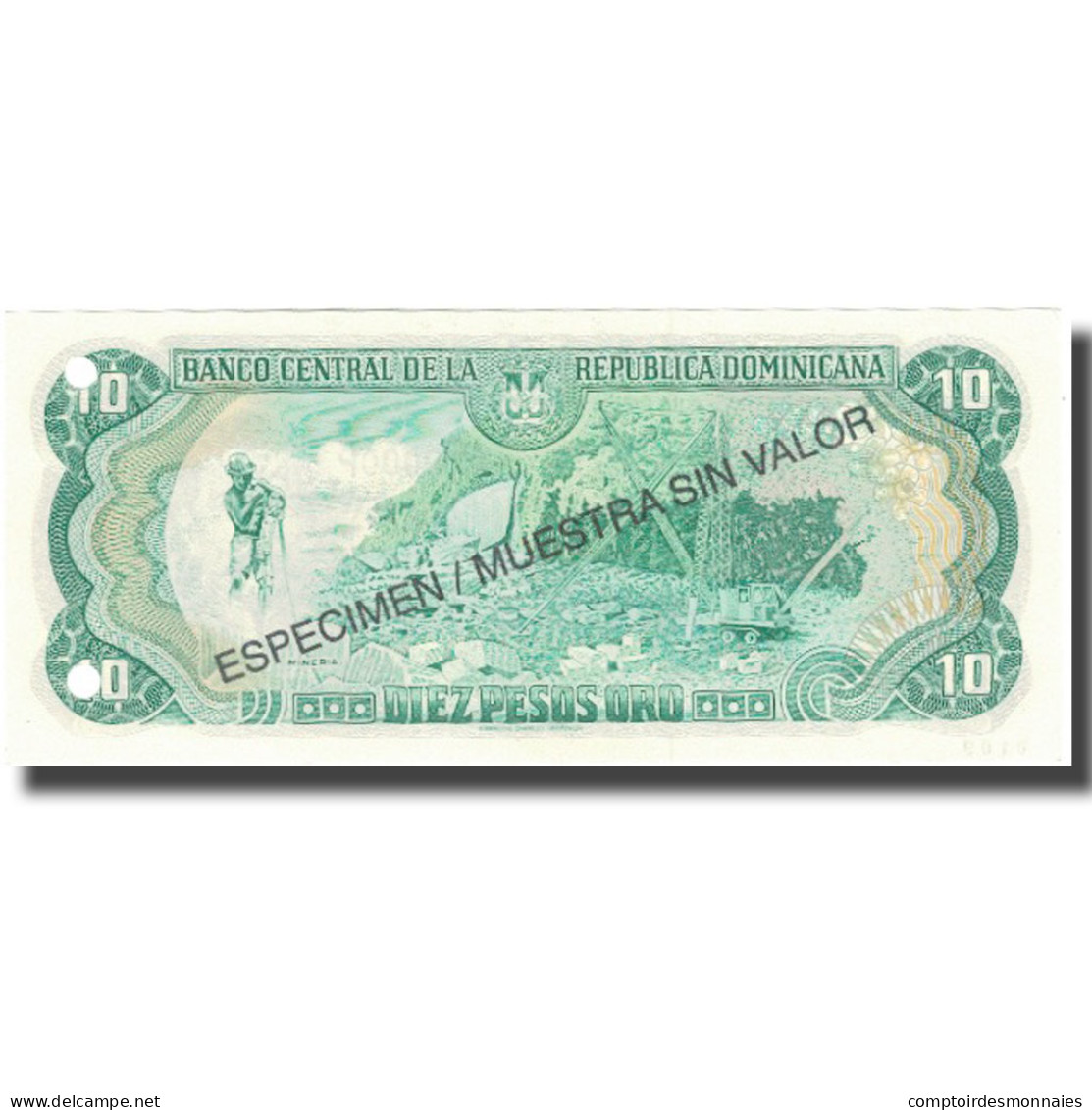 Billet, Dominican Republic, 10 Pesos Oro, 1998, 1998, Specimen, KM:153s, NEUF - Dominicaine