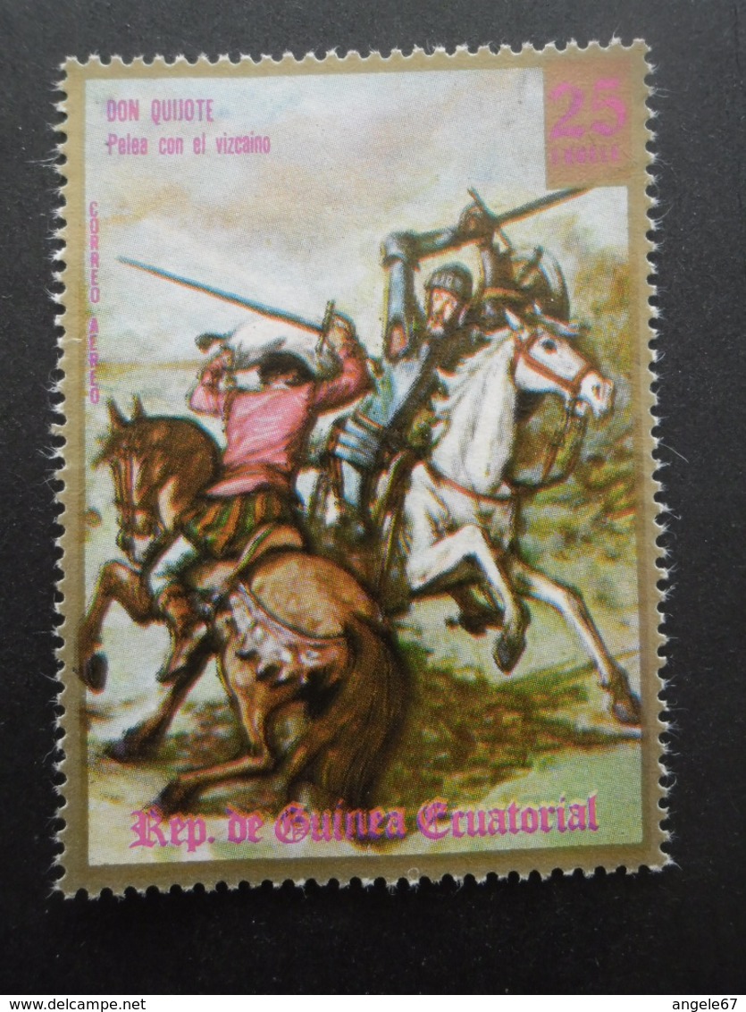 GUINEE EQUATORIALE Timbre Don Quichotte Oblitéré - Guinée Equatoriale