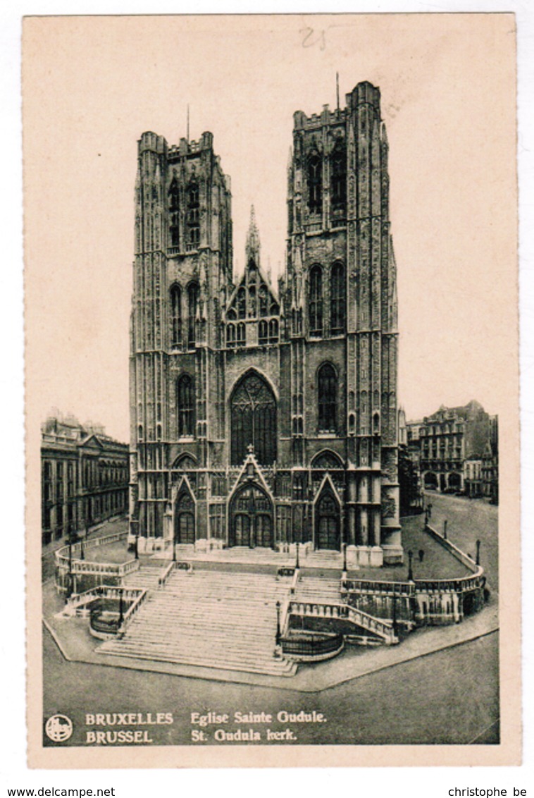 Brussel, Bruxelles, St Gudula Kerk (pl55303) - Monuments, édifices