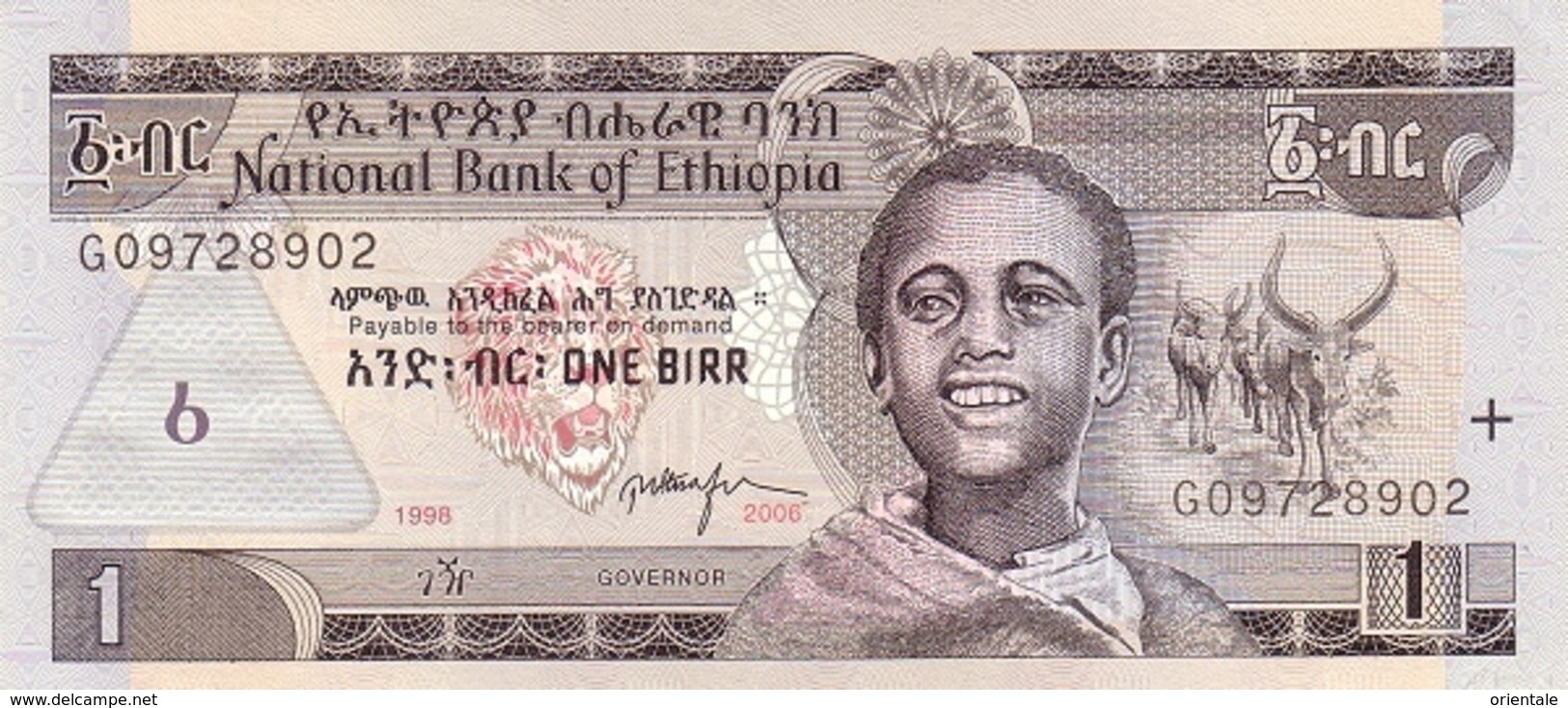 ETHIOPIA P. 46d 1 B 2006 UNC - Ethiopie