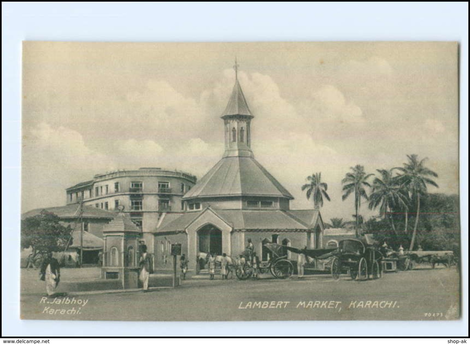 U5322/ Karachi Karatschi Lambert Market  Pakistan AK Ca.1930 - Sonstige & Ohne Zuordnung