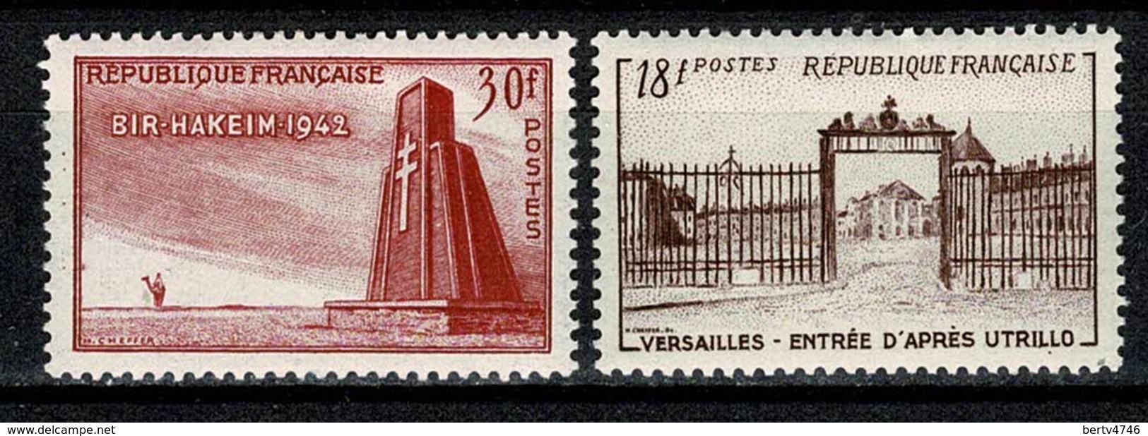 France 1952 Yv 925*, 939* MH (2 Scans) - Nuovi