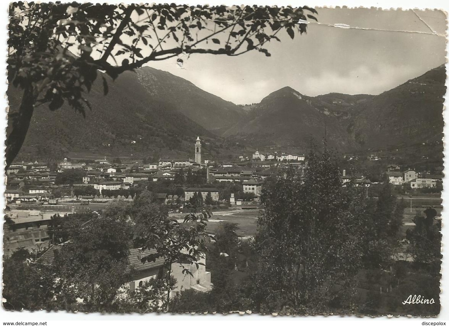 W1357 Albino (Bergamo) - Panorama Del Paese / Viaggiata 1955 - Altri & Non Classificati