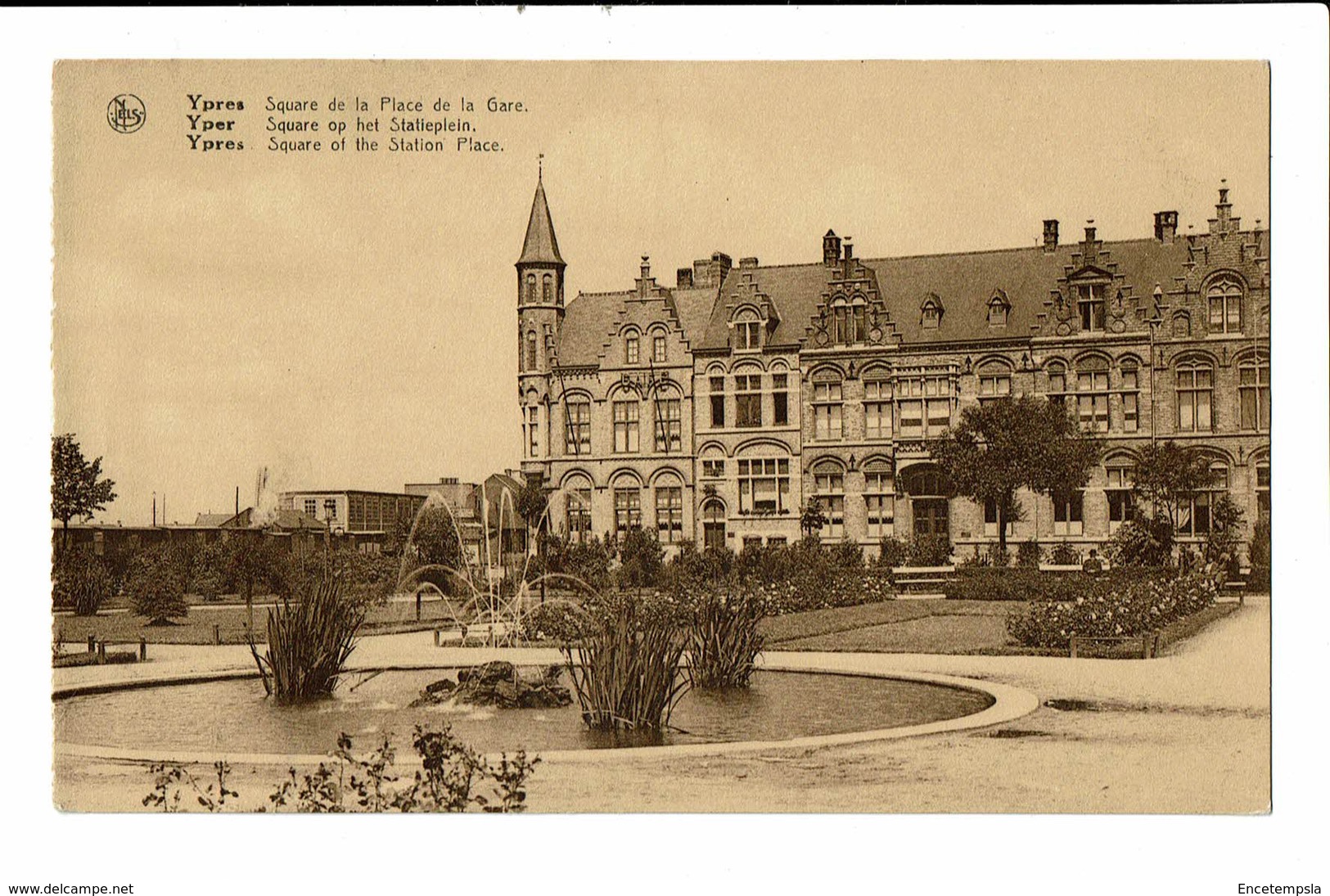 CPA - Carte Postale-BELGIQUE - Ieper - Square Op Het Stationplein-VM766 - Ieper