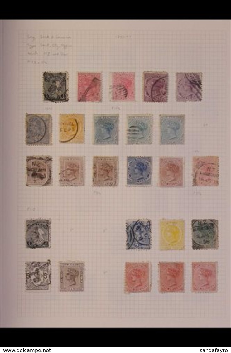 OLD-TIME BRITISH COMMONWEALTH COLLECTION Peppered With Better Stamps Or Sets, Housed In Seven Albums And On A Thick Pile - Autres & Non Classés