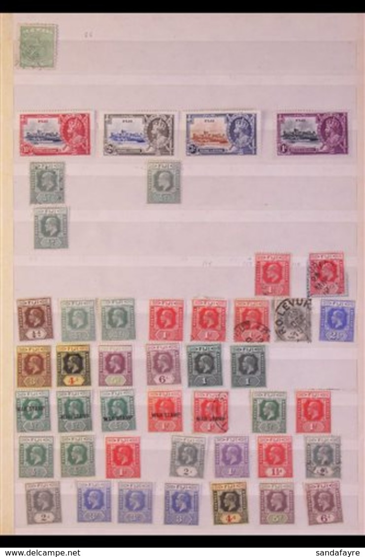 BRITISH COMMONWEALTH 1858-1939 ATTRACTIVE MINT & USED ASSEMBLY In A Stockbook, Includes Fiji 1917 Jubilee Set Mint, 1902 - Sonstige & Ohne Zuordnung