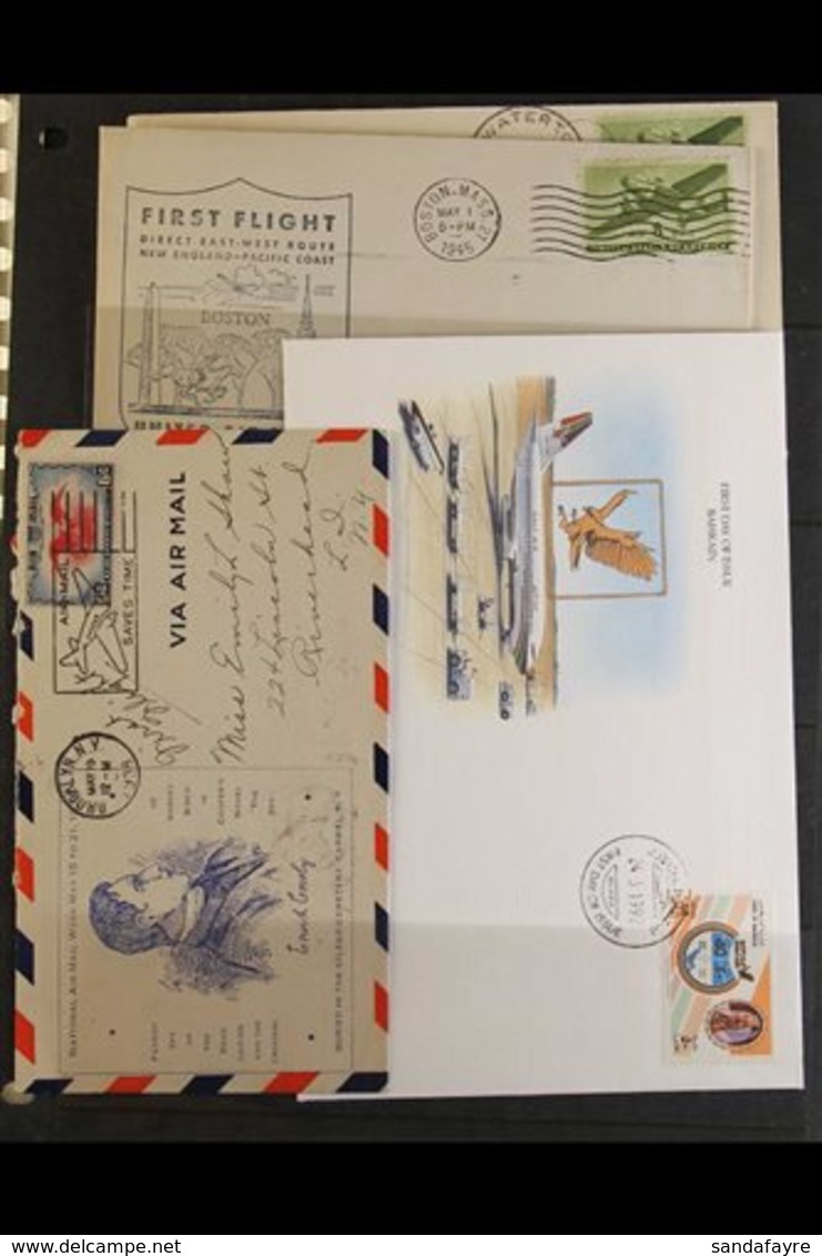 AIRCRAFT 1920's - 1990's Collection Of Mint & Used Stamps, Commercial & Philatelic Covers And Cards, All Featuring Vario - Ohne Zuordnung