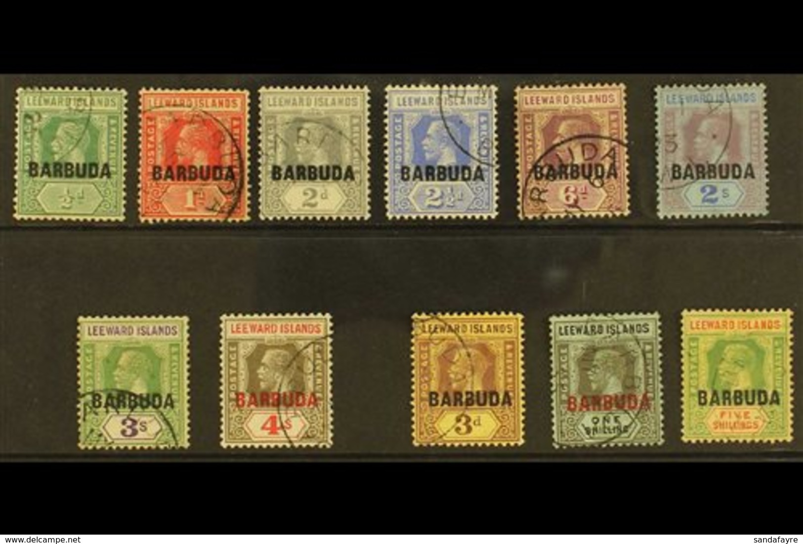 1922 1922 Overprint Set Complete, SG 1/11, Very Fine Used. Scarce Stamp. (11 Stamps) For More Images, Please Visit Http: - Autres & Non Classés