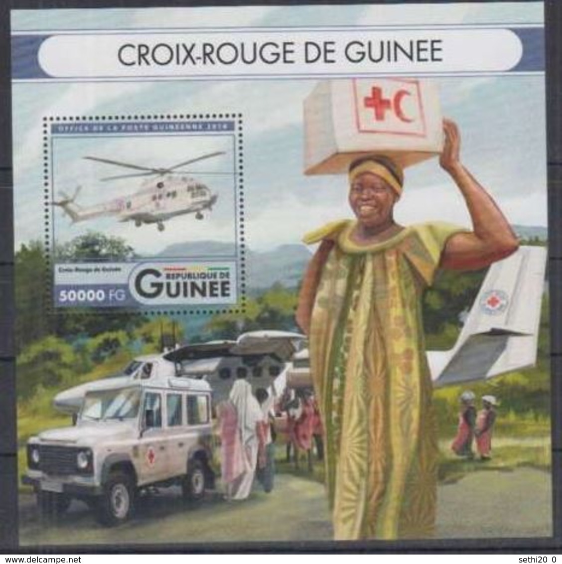 Guinee 2016 Nobel Red Cross Red Crecent  Croix Rouge   MNH - Prix Nobel