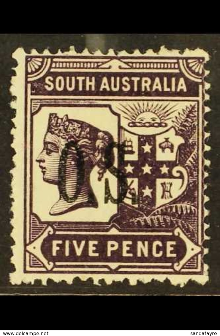 SOUTH AUSTRALIA OFFICIAL 1897-1901 5d Brown-purple "O.S." Overprint Perf 15, SG O74, Very Fine Mint, Very Fresh. For Mor - Autres & Non Classés