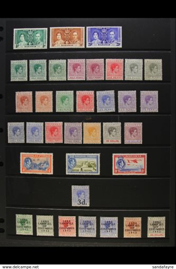 1937-52 MINT KGVI SELECTION A Most Useful Range Presented On A Pair Of Stock Pages, Inc 1938-52 Definitive Range With Mo - Autres & Non Classés