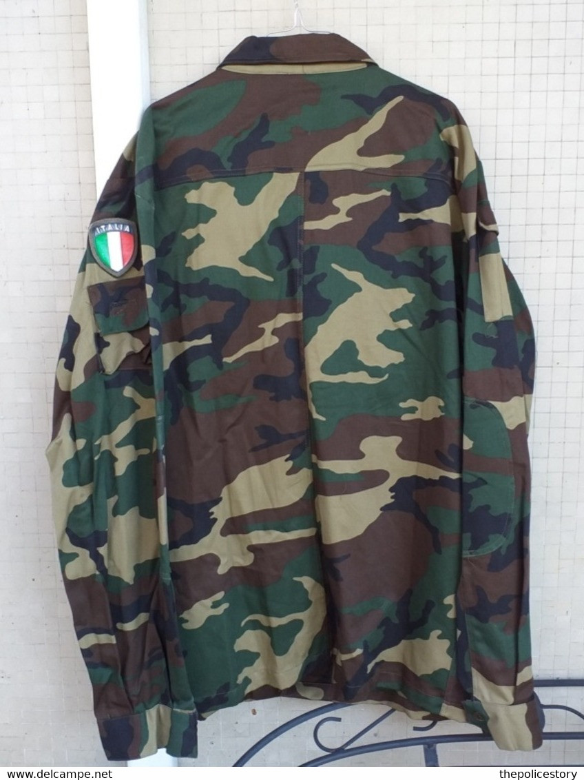 Giacca Pantaloni Woodland Carabinieri Rgt. Tuscania Anni '90 Tg.58 Nuovi Marcati - Polizia