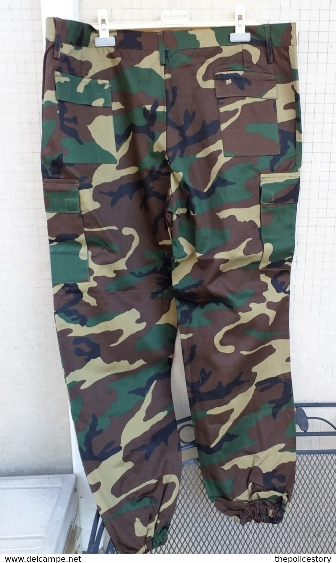 Giacca pantaloni woodland Carabinieri Rgt. Tuscania anni '90 tg.58 nuovi marcati
