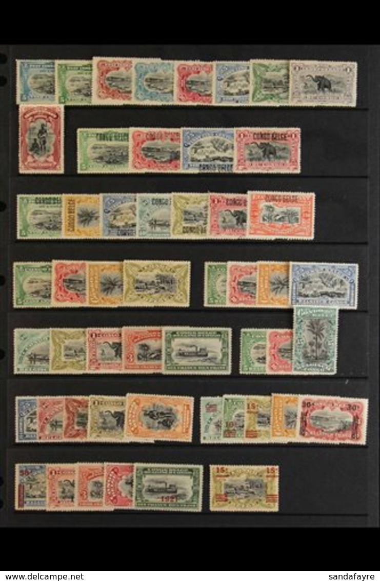 BELGIAN CONGO 1894-1960 FINE MINT OR NHM COLLECTION A Lovely Quality Collection Incl. 1894 Pictorial To 1f Violet And 5f - Autres & Non Classés