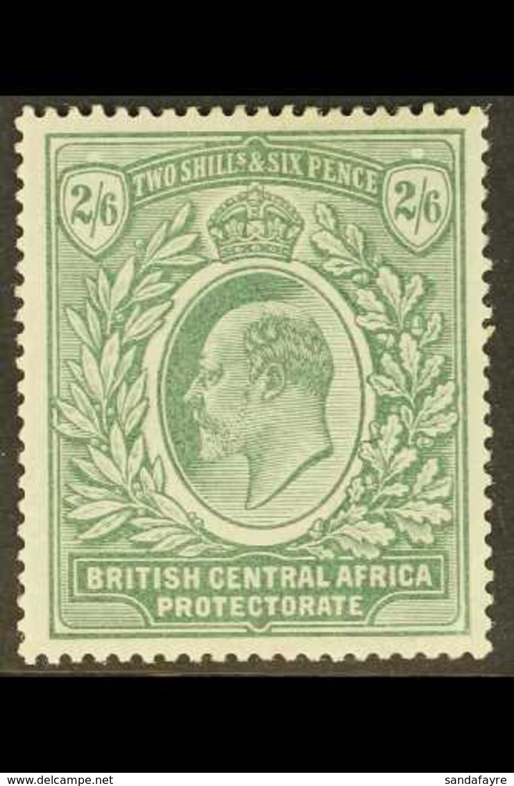 1903-04 2s6d Grey Green & Green, SG 63, Very Fine Mint For More Images, Please Visit Http://www.sandafayre.com/itemdetai - Nyasaland (1907-1953)