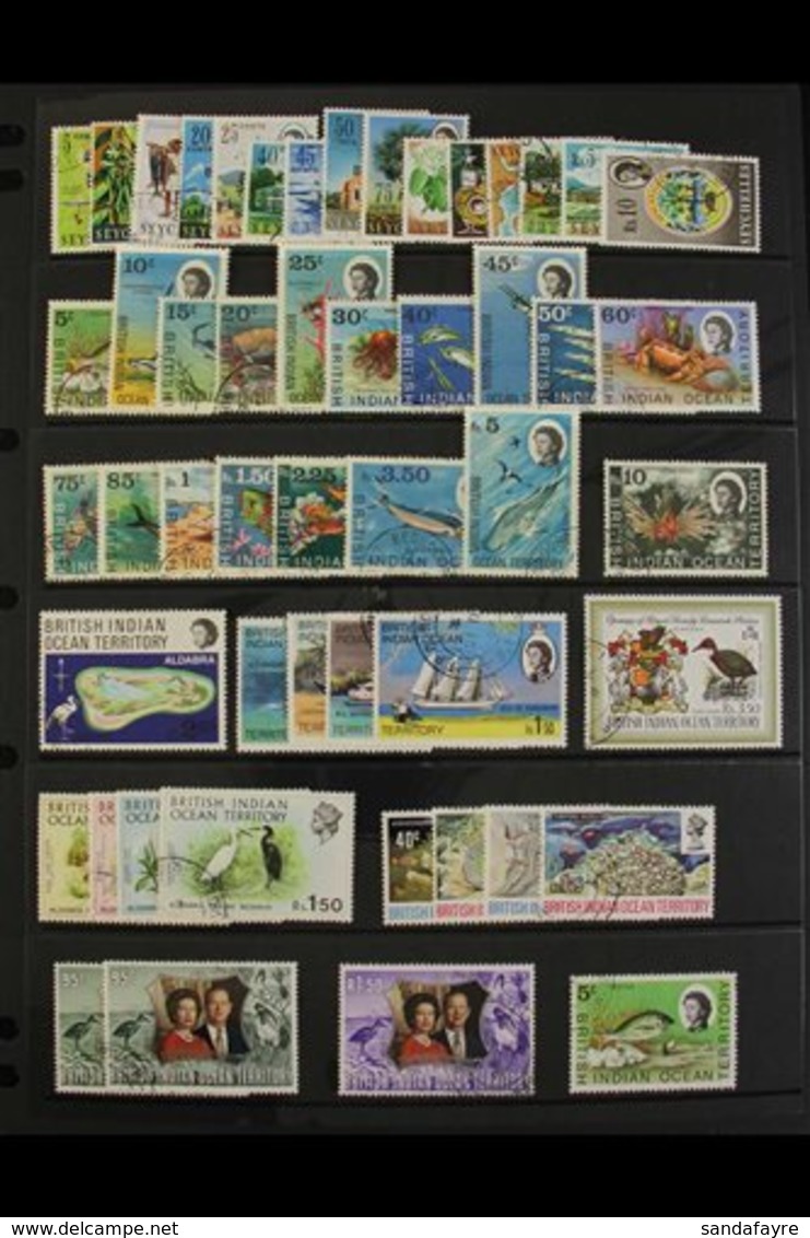 1968-75 VERY FINE USED COLLECTION A Complete Collection From The First Issues Through To The 1975 Wildlife Set, Includes - British Indian Ocean Territory (BIOT)