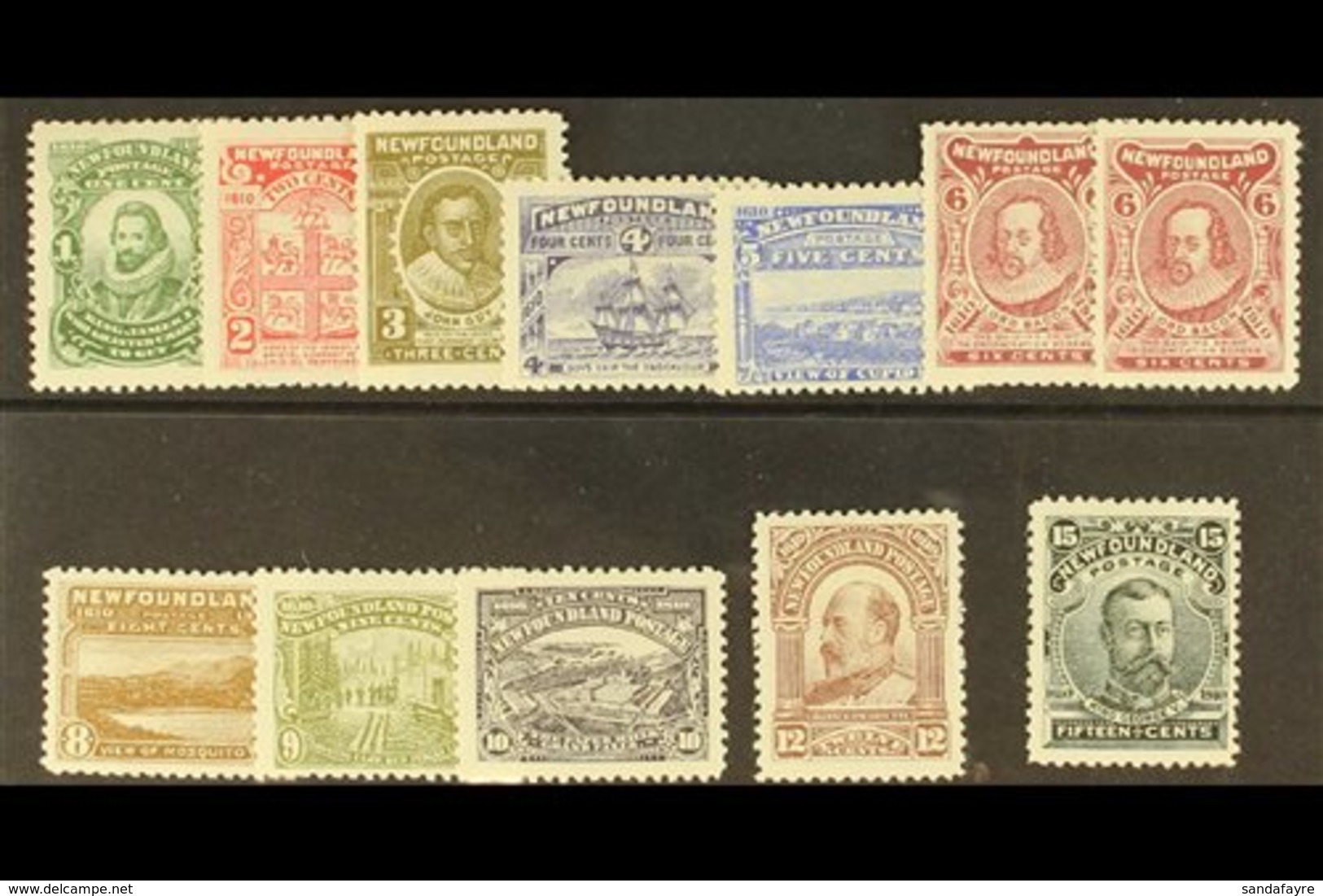 1910 Geo V Litho Set Complete, (2c P12x14, Both 6c Types), SG 95/105, Very Fine And Fresh Mint. (12 Stamps) For More Ima - Andere & Zonder Classificatie