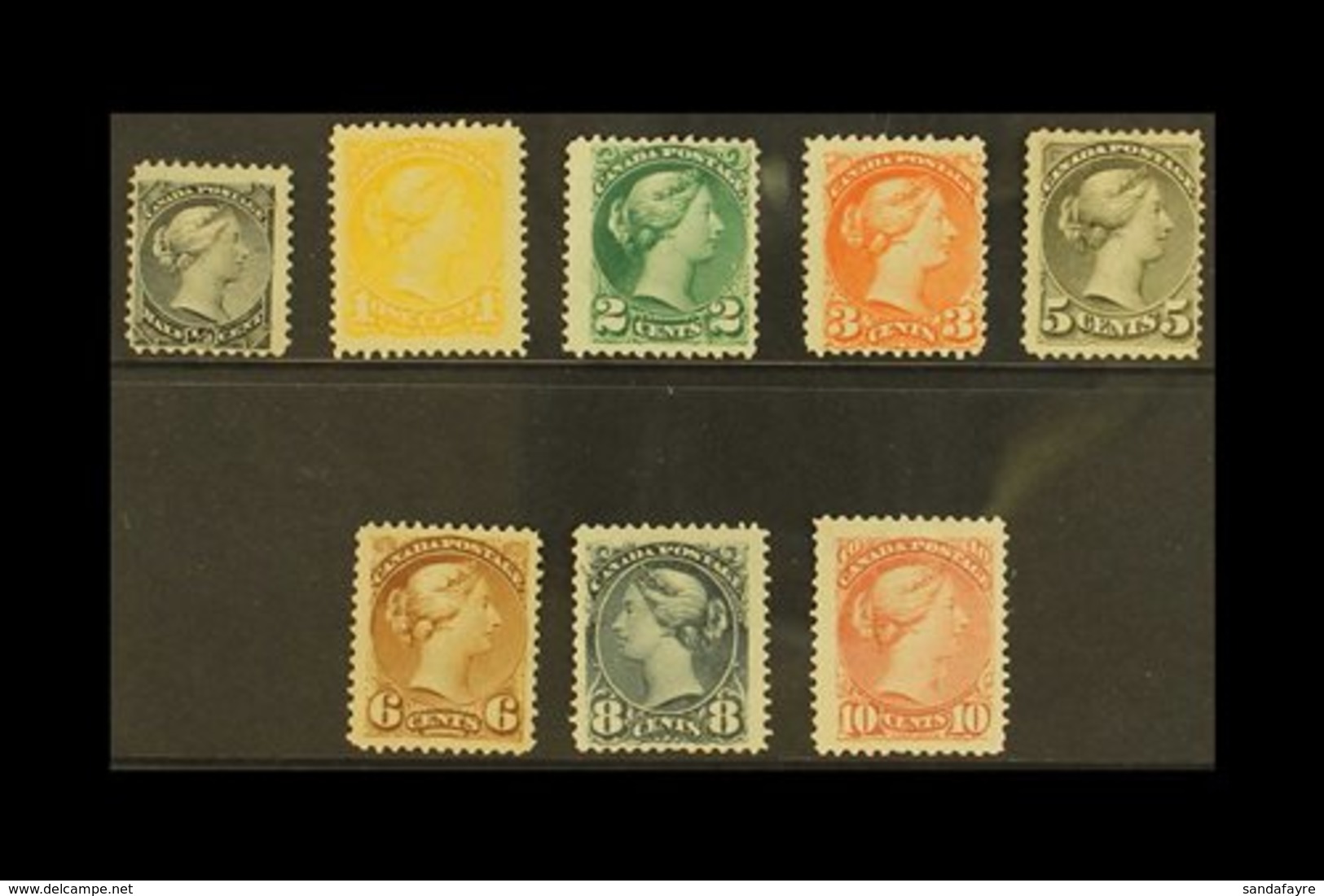 1870-1893 SMALL QUEENS. ½c, 1c, 2c, 3c, 5c, 6c, 8c & 10c Values, Fine Unused No Gum, Lovely Fresh Colours, Cat £700+. (8 - Sonstige & Ohne Zuordnung