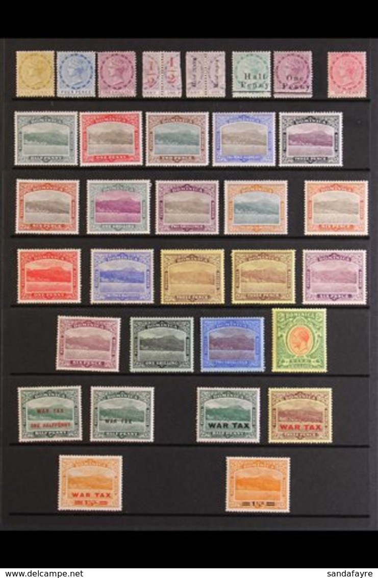 1877-1935 OLD TIME FINE MINT COLLECTION A Most Attractive & Fresh Mint Collection With Vibrant Colours And Better Values - Dominique (...-1978)