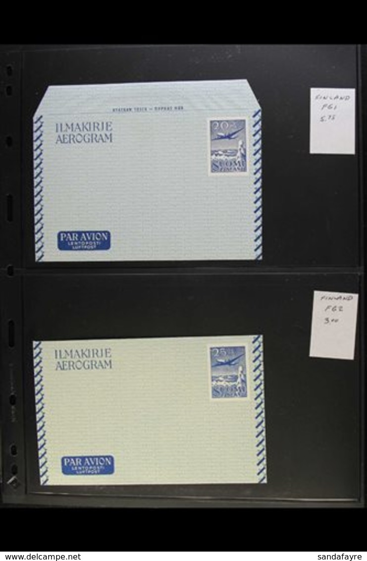 AEROGRAMMES 1951-1997 All Different Collection, Includes A Complete Run From FG 1 Through To FG 19, Plus Six Later Items - Autres & Non Classés