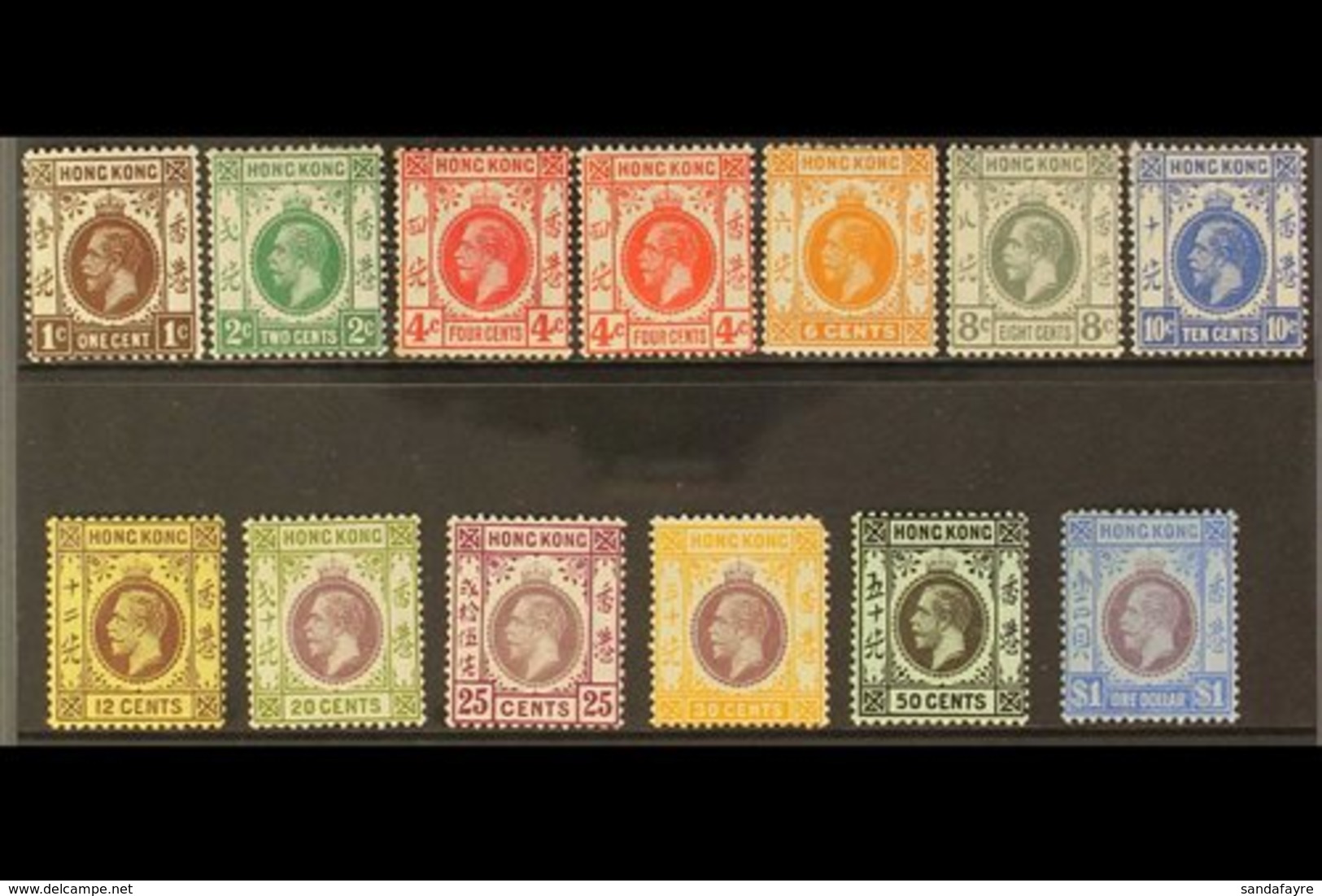 1912-21 MCA Wmk Set To $1, SG 100/112 Plus Additional 4c Listed Shade. Fine Mint For More Images, Please Visit Http://ww - Other & Unclassified