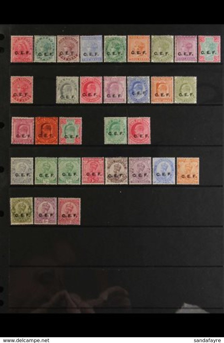 CHINESE EXPEDITIONARY FORCE Fine Mint Collection With 1900 Set (less 12a, The 1r Creased), 1904 1a, 1905-11 Set, 1908-09 - Sonstige & Ohne Zuordnung