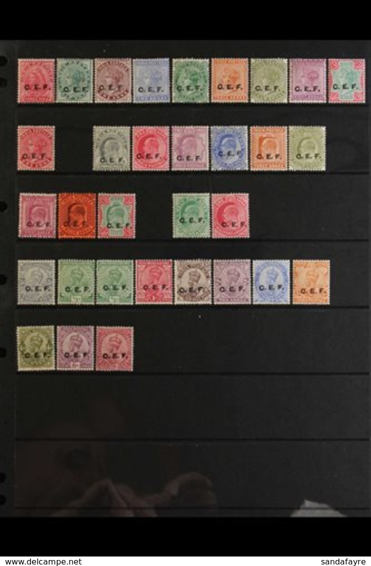 CHINESE EXPEDITIONARY FORCE Fine Mint Collection With 1900 Set (less 12a, The 1r Creased), 1904 1a, 1905-11 Set, 1908-09 - Other & Unclassified
