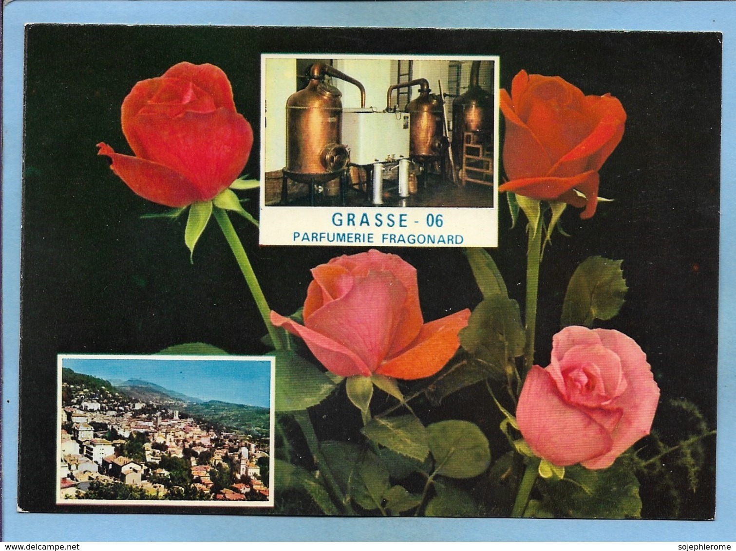 Grasse (06) Vieille Ville Distillation De La Rose à La Parfumerie Fragonard 2 Scans Roses - Grasse