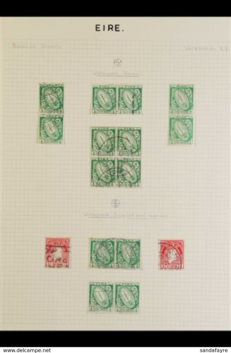 1922-71 BOOKLET STAMPS COLLECTION A Mint & Used Collection Presented On Album Pages With 1922-34 ½d Watermark Inverted X - Autres & Non Classés