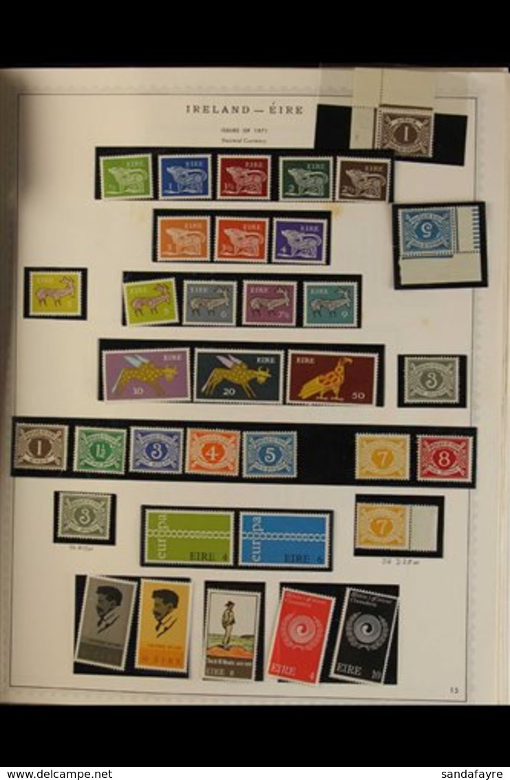 1971-2012 SUPERB NEVER HINGED MINT COLLECTION Displayed In A Minkus Printed Album, Virtually Complete Incl. Definitive A - Autres & Non Classés