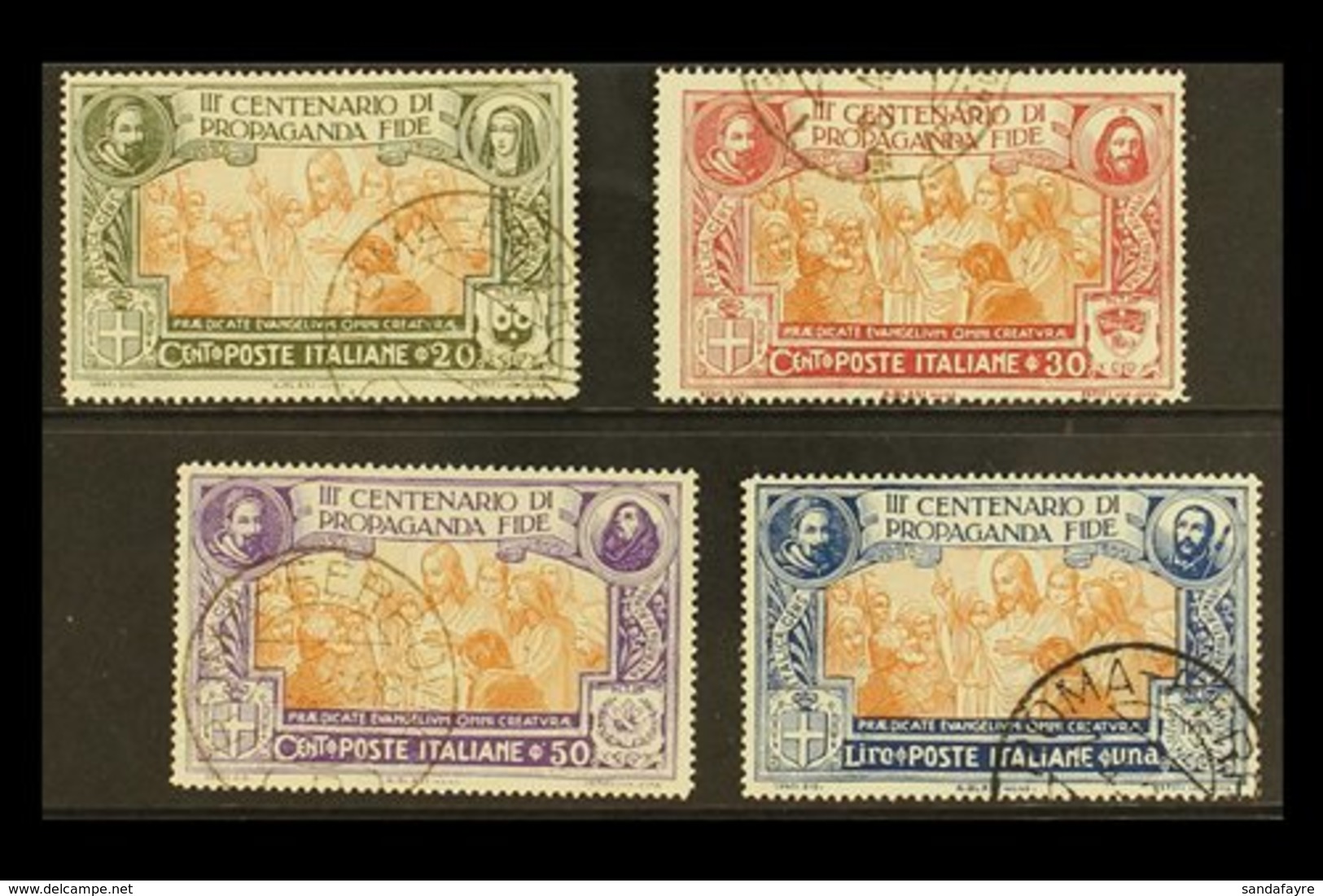 1923 Propagation Of The Faith Set Complete, Sass S24, Very Fine Used. (4 Stamps) For More Images, Please Visit Http://ww - Ohne Zuordnung