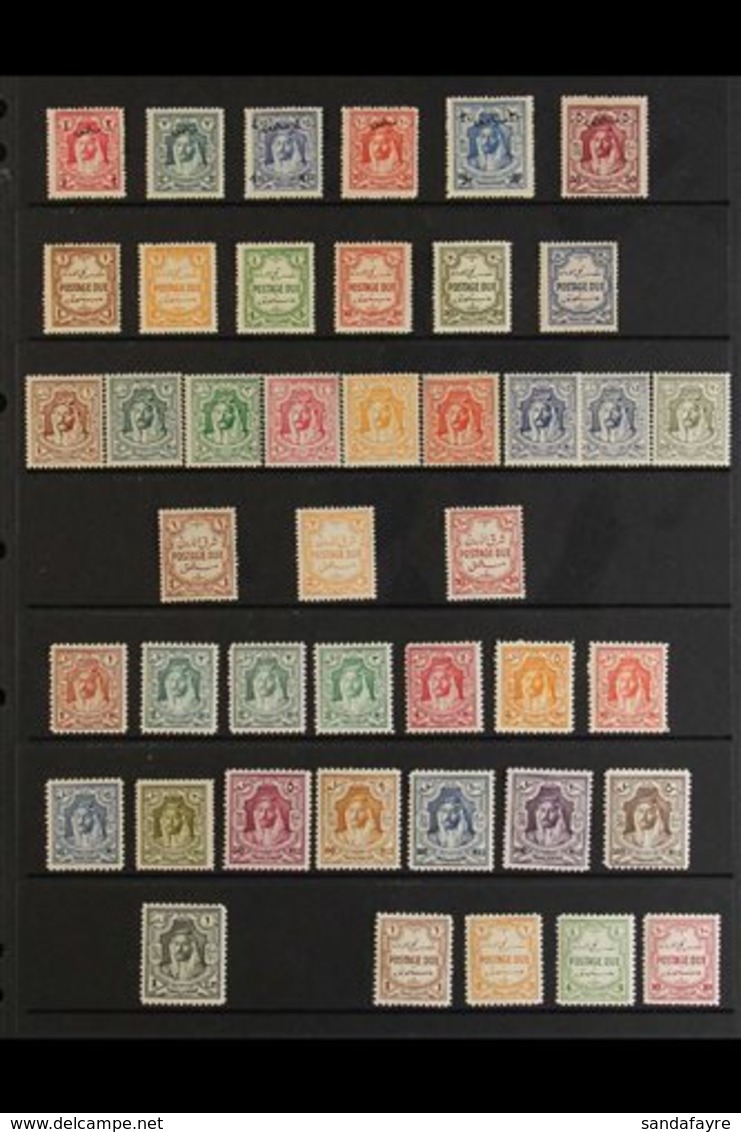 1929-49 VERY FINE MINT COLLECTION Presented On A Stock Page That Includes The 1929 Due Opt'd Set, 1929-39 Due Set, 1942  - Jordan