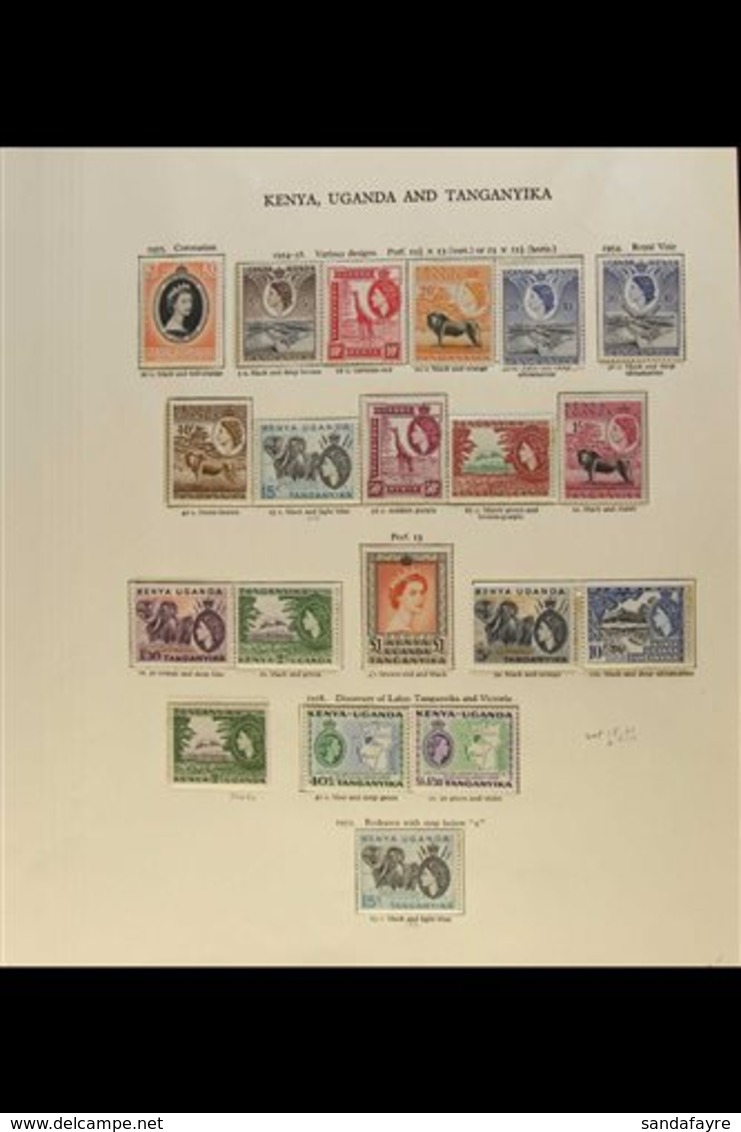 1953-62 NEVER HINGED MINT COLLECTION Presented On  "New Age" Printed Pages, Includes A Highly Complete Collection Inc Of - Vide