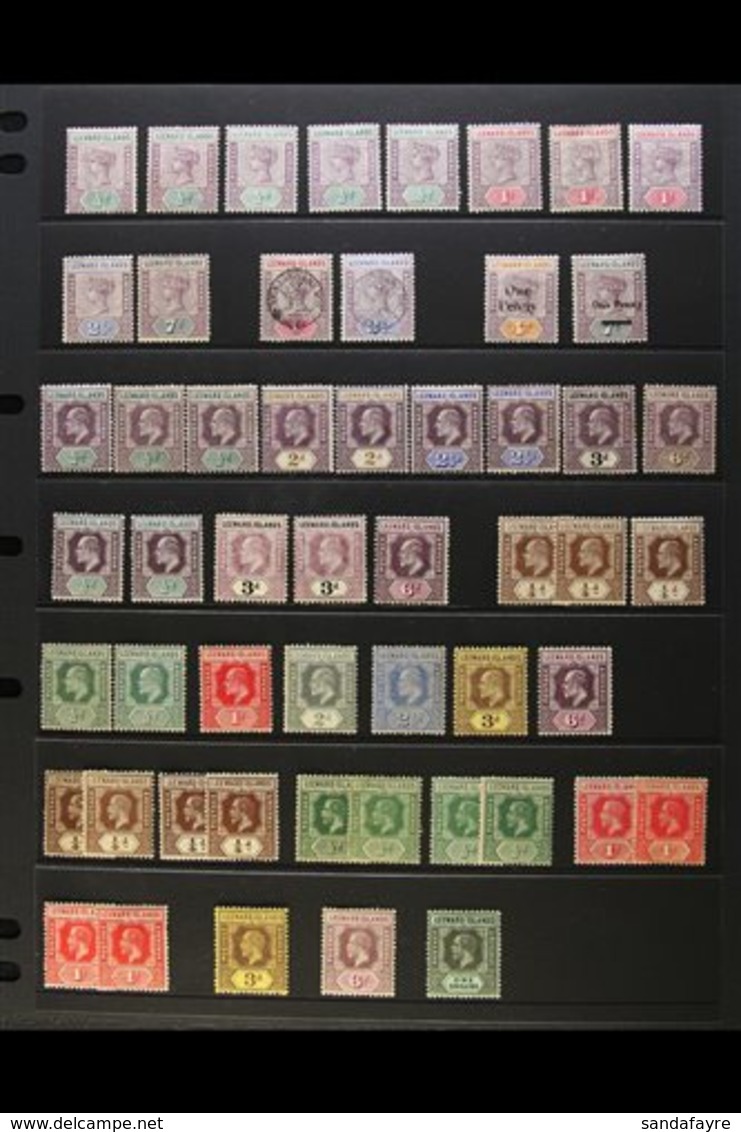 1890-1951 FINE MINT ASSEMBLY Includes 1890 QV Range To 7d, 1897 1d And 2½d, 1902 1d On 4d And 1d On 7d, 1902-08 KEVII Ra - Leeward  Islands