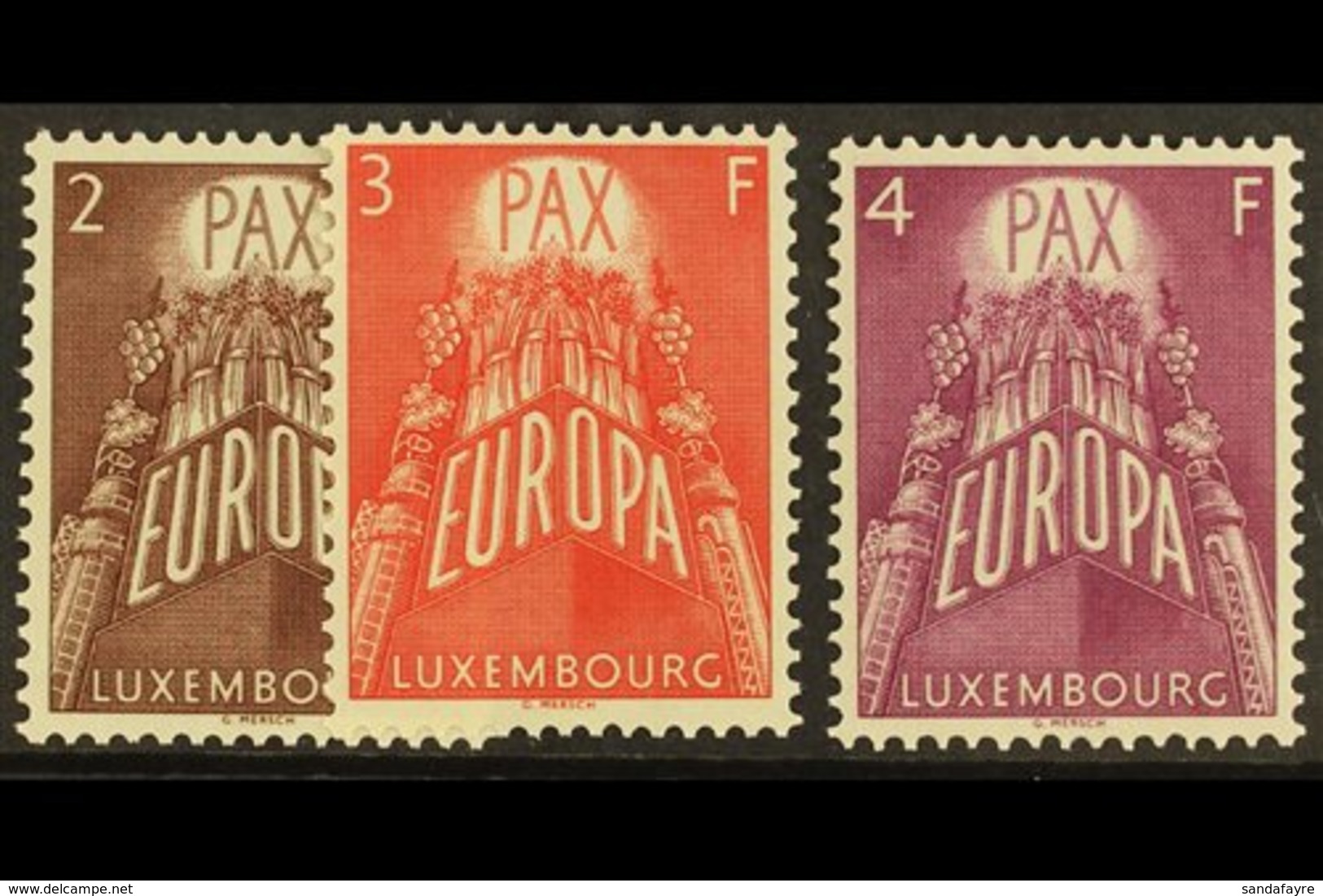 1957 Europa Set Complete, Mi 572/4, Very Fine NHM. (3 Stamps) For More Images, Please Visit Http://www.sandafayre.com/it - Autres & Non Classés