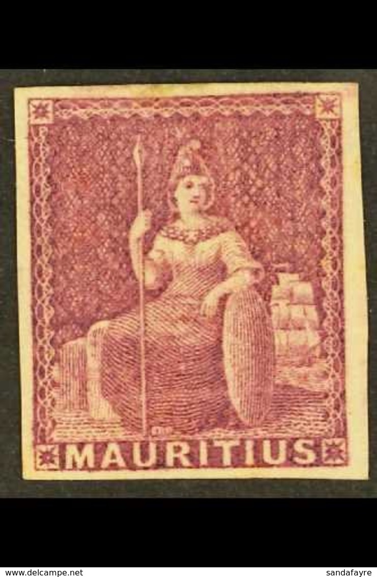 1858 (9d) Dull Magenta, "Britannia", SG 29, Very Fine Mint, Large Part Og. Good Margins All Round, Crisp Impression And  - Mauritius (...-1967)